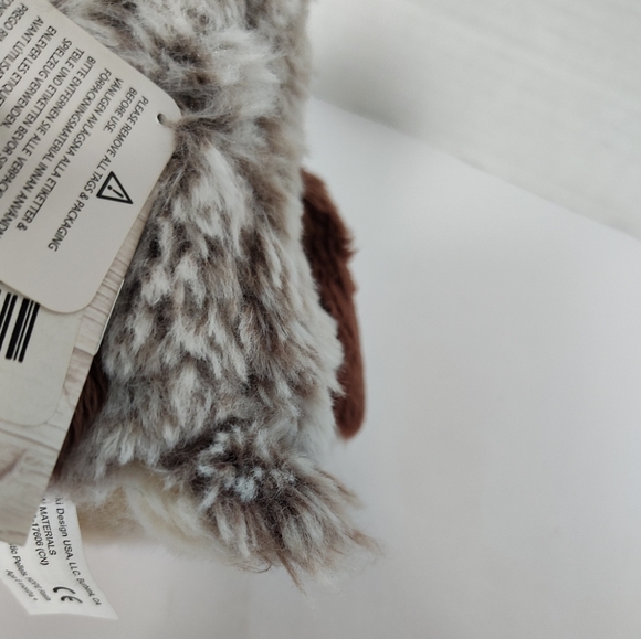Bukowski‎ Design Tiny Snuggly Owl Plush Hoohoo Mini Outdoor Stuffed Animal - Picture 7 of 16